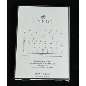 Avant Hydra-Bright Collagen Eye Restoring Pads Essential Pack 3 Pairs Easy Use